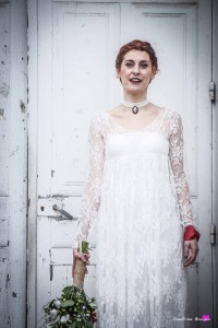 Portrait de la mariée dans les Hautes-Pyrénées